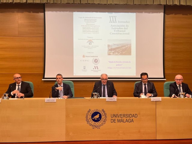 XXX Jornadas de la Asociación de Letrados del Tribunal Constitucional en Málaga